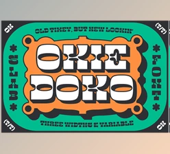 Download Okie Doko Western Slab Font