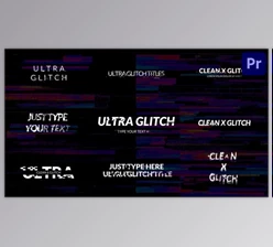 Download Simple Glitch Titles | Premiere Pro MOGRT (VideoHive 37182962)