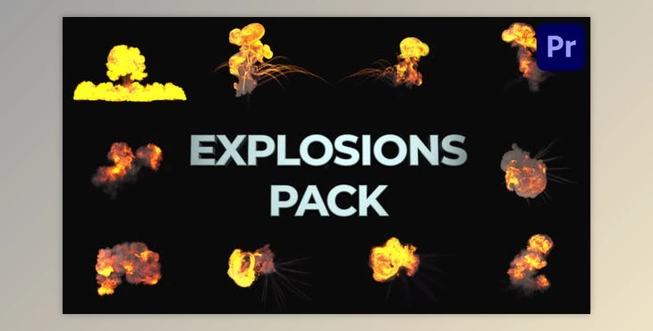 Download Realistic Explosions Pack for Premiere Pro (VideoHive 37182252)