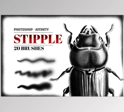 Download Stipple Photoshop Brushes CreativeMarket - 5802582