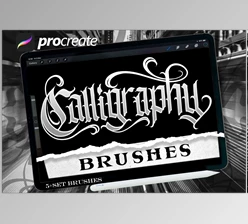 Download Calligraphy Brush #1 CreativeMarket - 6657473
