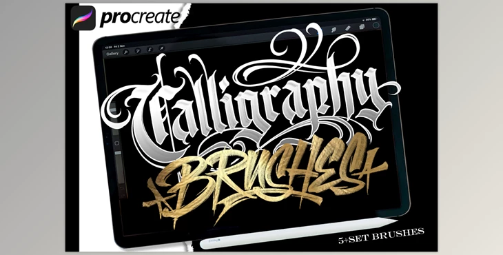 Download Calligraphy brush #2 CreativeMarket - 6637074