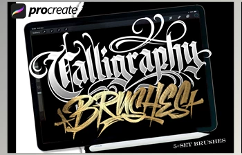 Download Calligraphy brush #<span class='badge badge-warning'>2</span> CreativeMarket - 6637074