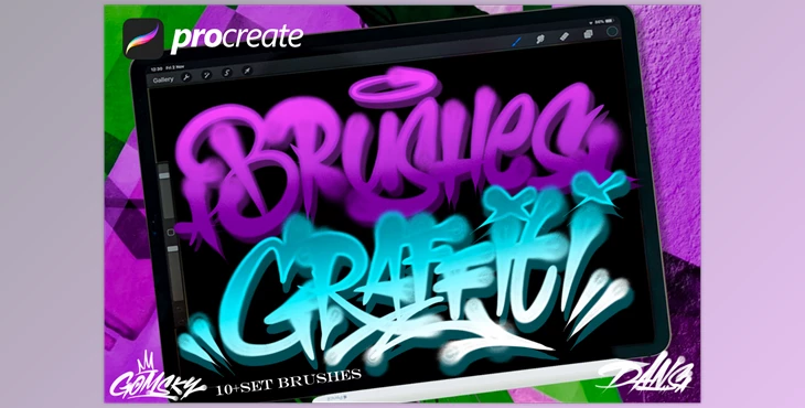 Download GRAFFITI BRUSHES #2 CreativeMarket - 6637075