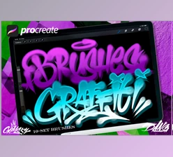 Download GRAFFITI BRUSHES #2 CreativeMarket - 6637075