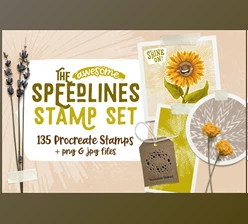 Download Speedlines Stamp Set for Procreate CreativeMarket - 6572178