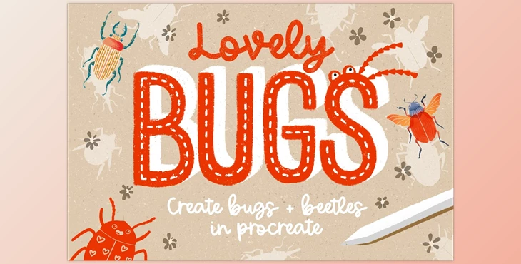 Download Lovely Bugs for Procreate CreativeMarket - 6176634