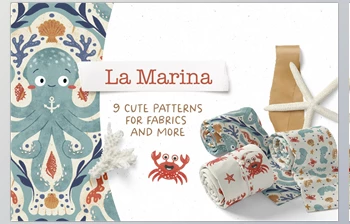 Download La Marina – Pattern <span class='badge badge-warning'>Set</span> CreativeMarket - 7092671