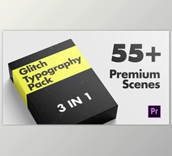 Download Glitch Typography Pack | MOGRT (Videohive 37439753)