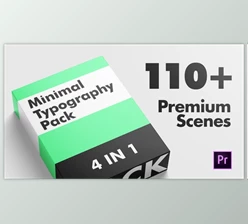 Download Minimal Typography Pack | MOGRT (Videohive 37439656)