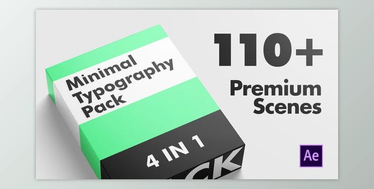 Download Videohive Minimal Typography Pack 37400161