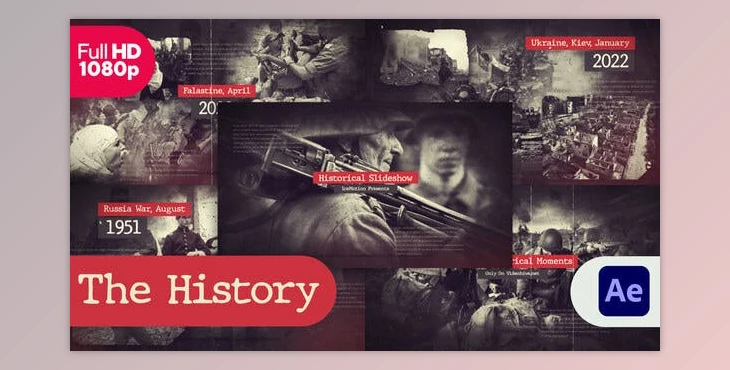 Download Historical Slideshow / Vintage Documentary / Old Memories Photo Album (Videohive 37441836) - AE Project