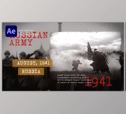 Download Historical Slideshow | Wolrd War | Vintage Documentary (Videohive 37335246) - AE Project