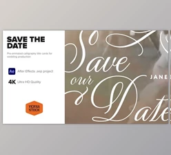Download Save the Date Titles (Videohive 37383652) - AE Project
