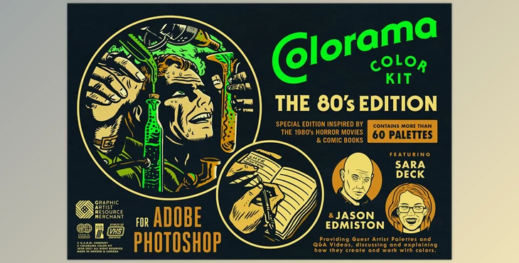 Download Colorama Color Kit – 80’s Edition (Photoshop)