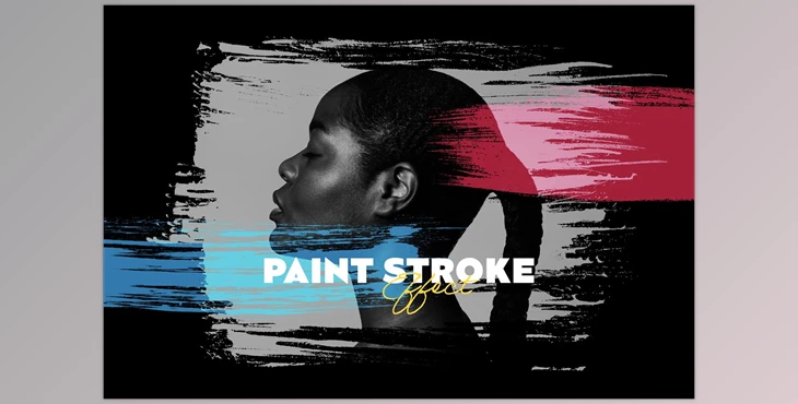 Download Paint Stroke Photo Effect CreativeMarket - 7158004