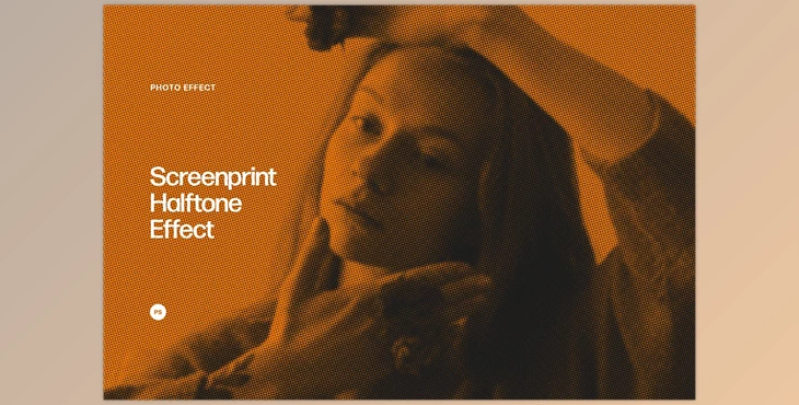 Download Screenprint Halftone Effect CreativeMarket - 7158294