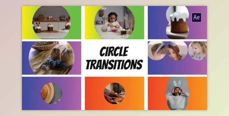 Download Circle Transitions | After Effects (Videohive 37272786) - AE Project