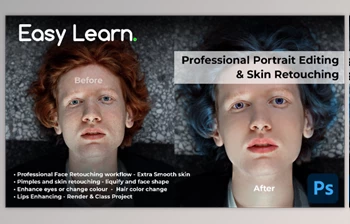 Download Professional Portrait Editing | Skin, Face Photo Retouching | Adobe Photoshop Short <span class='badge badge-warning'>Master</span> Class