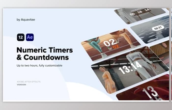 Download Numeric <span class='badge badge-warning'>Timers</span> & Countdowns (VideoHive 37263539) - AE Project