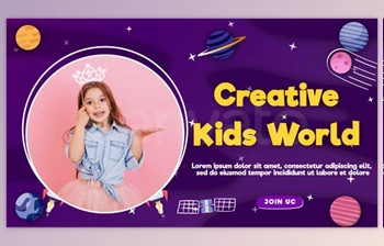 Download <span class='badge badge-warning'>Kids</span> Planet Slideshow 3 (VideoHive 37280645) - AE Project