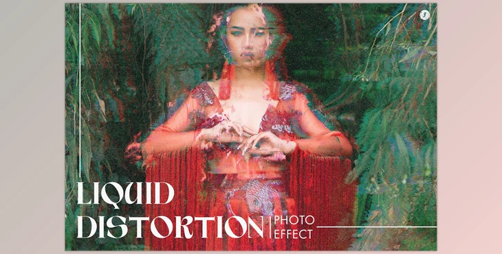 Download Liquid Distortion Photo Effect - CreativeMarket 7140053