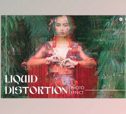 Download Liquid Distortion Photo Effect - CreativeMarket 7140053