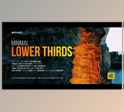 Download Minimal Lower Thirds for DaVinci Resolve (VideoHive 37093026)