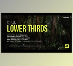 Download Gold Clean Lower Thirds for DaVinci Resolve (VideoHive 37093047)