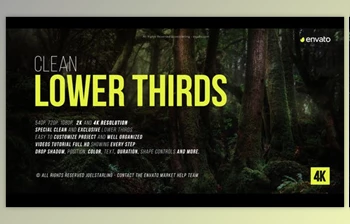 Download Gold <span class='badge badge-warning'>Clean</span> Lower Thirds for DaVinci Resolve (VideoHive 37093047)