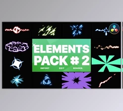 Download Energy Elements Pack 02 | DaVinci Resolve (VideoHive 36865419)