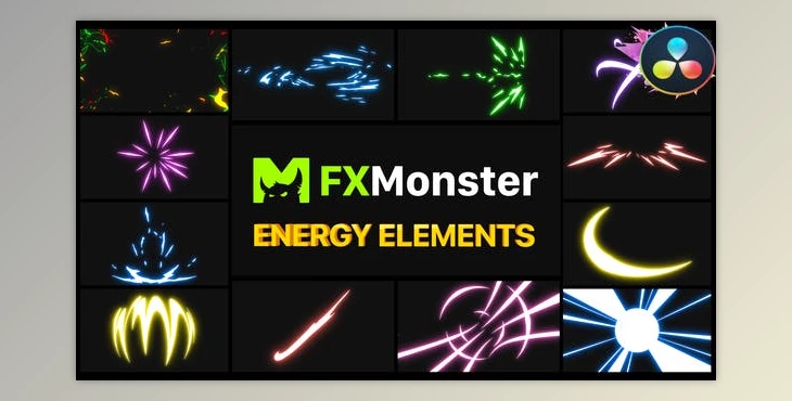 Download Energy Elements | DaVinci Resolve (VideoHive 37259903)