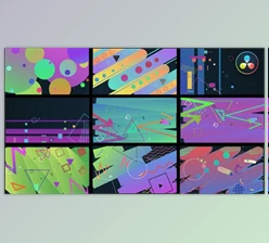 Download Colorful Shape Transitions [DaVinci Resolve] (VideoHive 36949913)