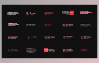 Download 20 <span class='badge badge-warning'>Unique</span> Motion Titles (VideoHive 2037222167)