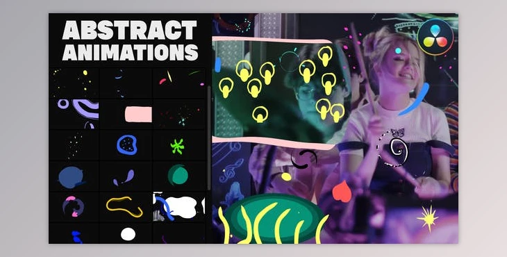 Download Abstract Elements for DaVinci Resolve (VideoHive 36866781)