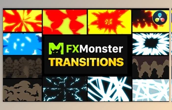 Download Cartoon Action <span class='badge badge-warning'>Transitions</span> | DaVinci Resolve (VideoHive 37260373)