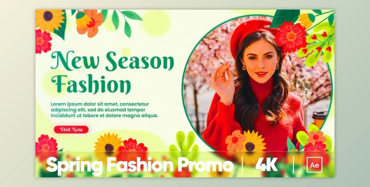 Download Spring Fashion Promo (Videohive 36834246) - AE Project