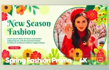 Download <span class='badge badge-warning'>Spring</span> Fashion Promo (Videohive 36834246) - AE Project