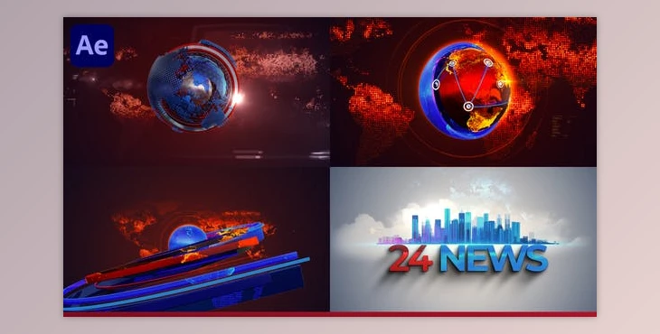 Download News Intro (Videohive 37572909) - AE Project
