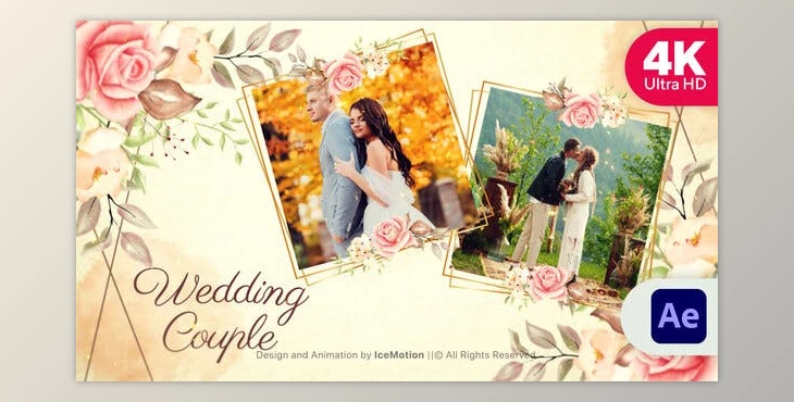 Download Wedding Invitation Slideshow 4K (VideoHive 37390396) - AE Project