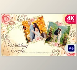 Download Wedding Invitation Slideshow 4K (VideoHive 37390396) - AE Project