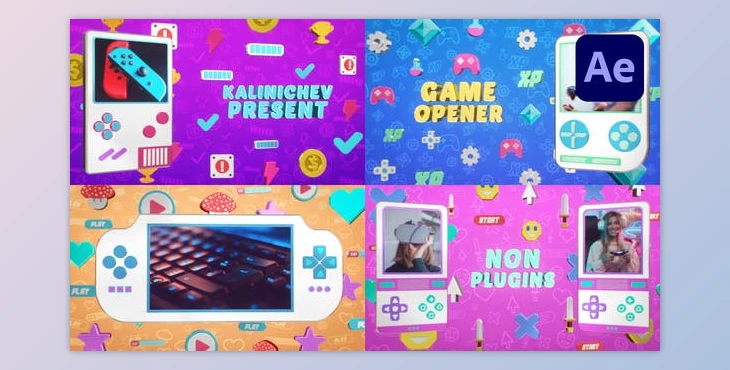 Download Gaming Pixel Opener (Videohive 37651128) - AE Project