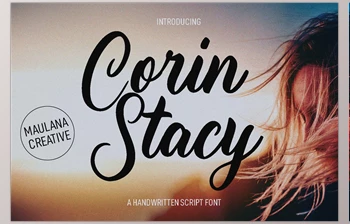 Download Corin Stacy – <span class='badge badge-warning'>Script</span> Font