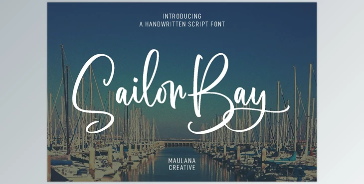Download Sailor Bay – Brush Script Font