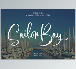 Download Sailor Bay – Brush Script Font
