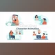 Download Video Chatting And online learning Animation Scene Pack (Videohive 36867681) - AE Project