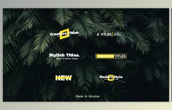 Download <span class='badge badge-warning'>Creative</span> Titles V.2 | Premiere Pro (VideoHive 237136844)