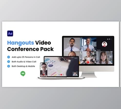 Download Hangouts Video Conference Pack (Videohive 36353345) - AE Project