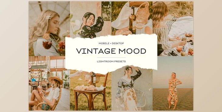 Download Vintage Mood Lightroom Presets CreativeMarket - 6761994