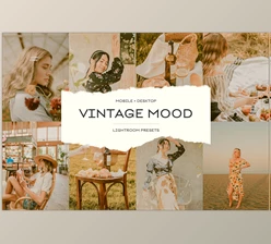Download Vintage Mood Lightroom Presets CreativeMarket - 6761994